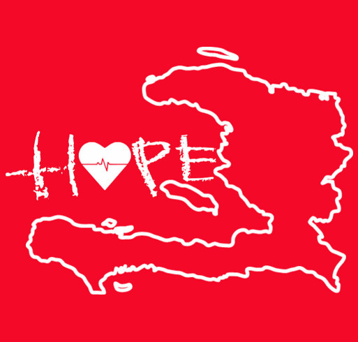 Hope for Haiti shirt design - zoomed