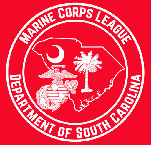 RED Friday Shirts: Help Bring the 2029 Marine Corps League National Convention to SC shirt design - zoomed