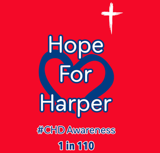 Hope for Harper shirt design - zoomed