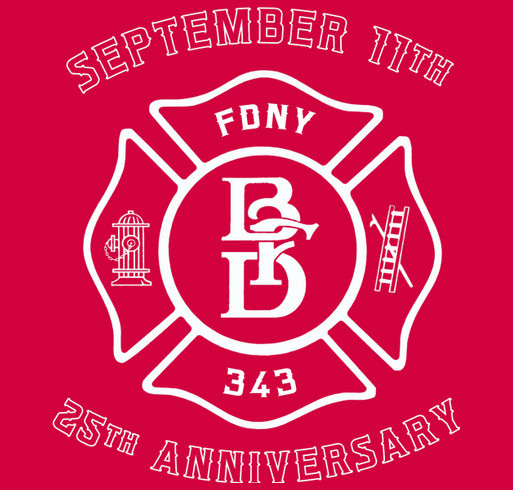 BFD 25th Anniversary 9/11 T-shirts shirt design - zoomed