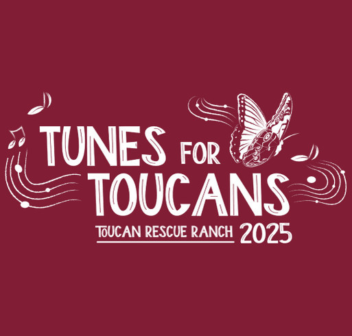 Tunes for Toucans 2025 shirt design - zoomed