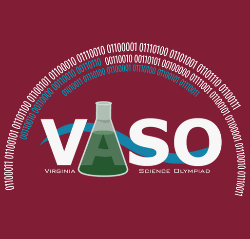Virginia Science Olympiad Commemorative 25th Anniversary and 2026 State Tournament T-Shirts shirt design - zoomed