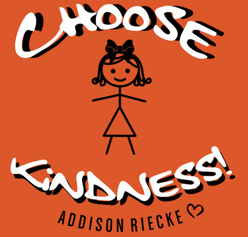 Together Against Bullying with Addison Riecke shirt design - zoomed
