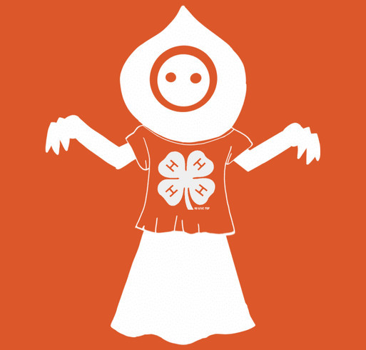 Flatwoods Monster goes to Camp shirt design - zoomed