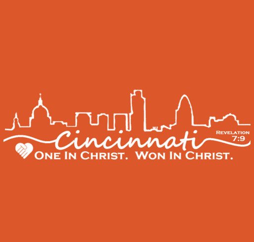 One In Cincy Fundraiser shirt design - zoomed