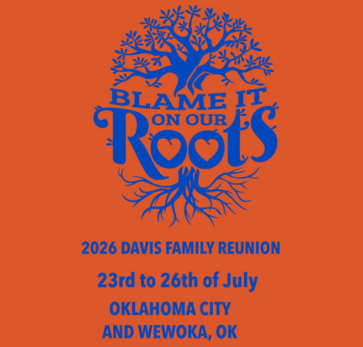 DAVIS FAMILY REUNION shirt design - zoomed