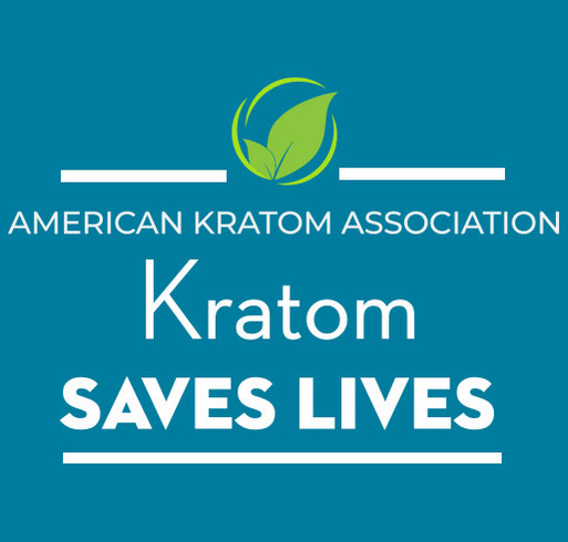 American Kratom Association Official Kratom Saves Lives shirt design - zoomed