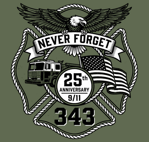 BFD 25th Anniversary 9/11 T-shirts shirt design - zoomed