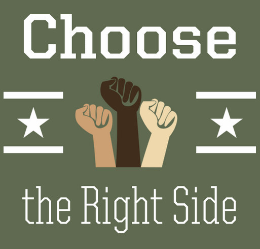 Choose the Right Side Conversation Shirts shirt design - zoomed