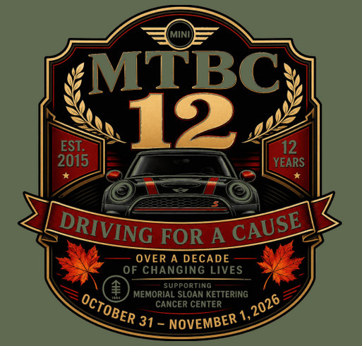 MTBC12 Driving for a Cause shirt design - zoomed