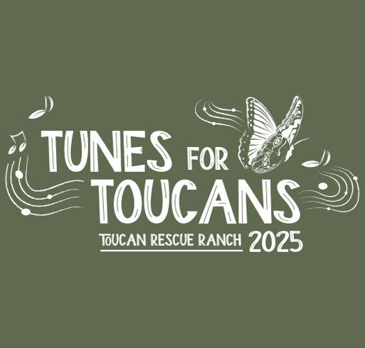 Tunes for Toucans 2025 shirt design - zoomed
