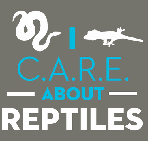 C.A.R.E. About Reptiles shirt design - zoomed
