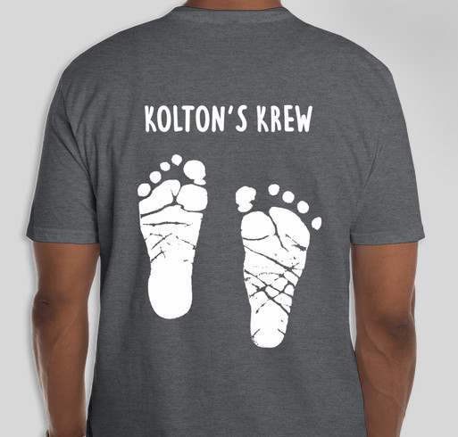 Kolton’s Krew Fundraiser - unisex shirt design - back