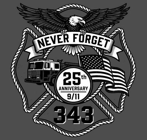 BFD 25th Anniversary 9/11 T-shirts shirt design - zoomed