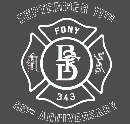 BFD 25th Anniversary 9/11 T-shirts shirt design - zoomed