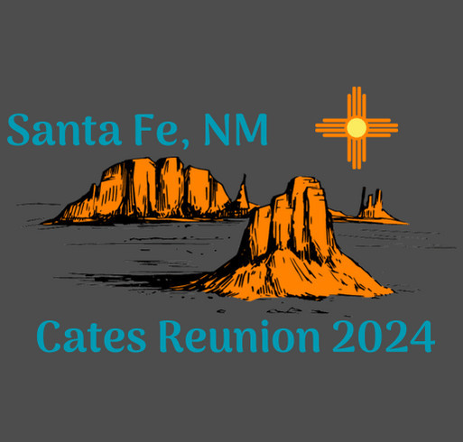 Cates Reunion 2024 shirt design - zoomed