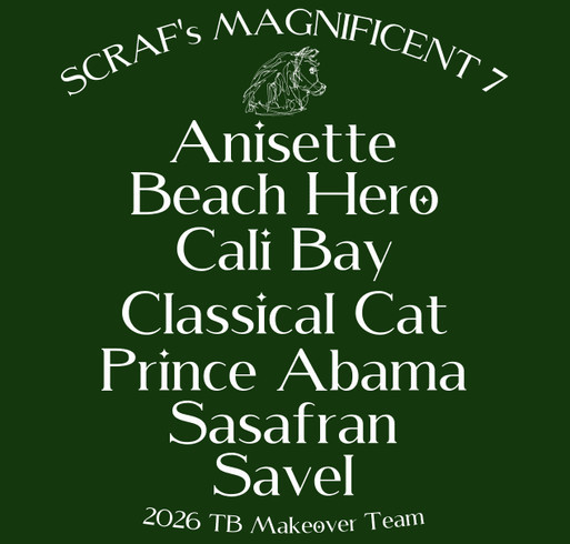 Support SCRAF’s Magnificent 7 – Wear the Shirt, Be Part of the Journey! shirt design - zoomed