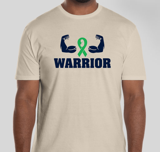WARRIOR BEAN TSHIRT FUNDRAISER Fundraiser - unisex shirt design - front
