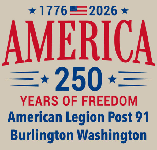 American Legion Post 91 Veterans Relief shirt design - zoomed