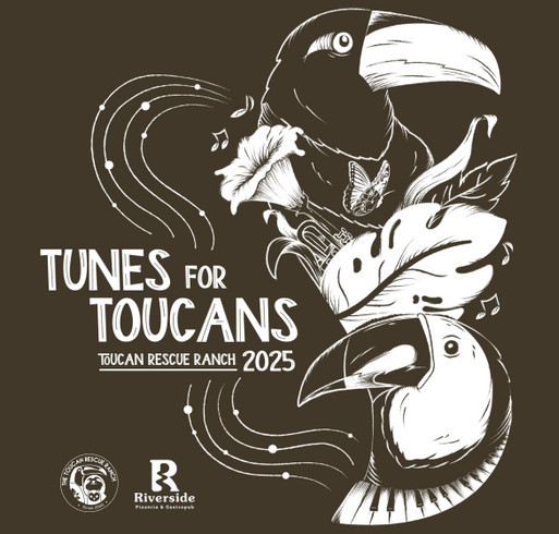 Tunes for Toucans 2025 shirt design - zoomed