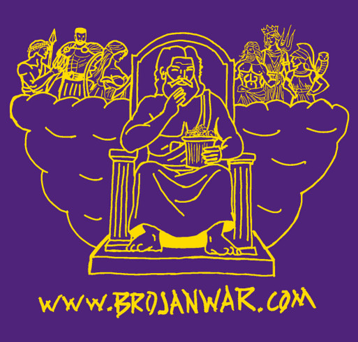 The Brojan War shirt design - zoomed