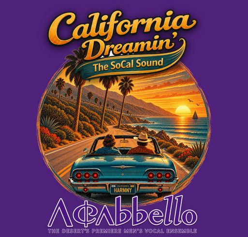 California Dreamin' Looks Good on You! shirt design - zoomed