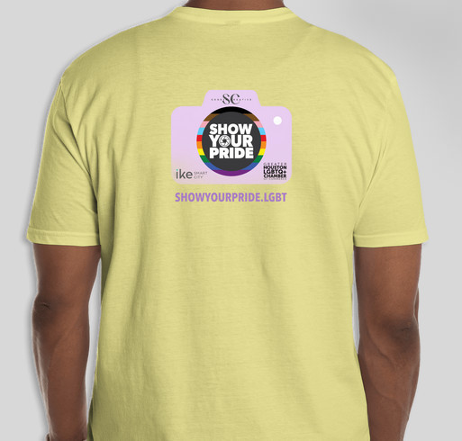 Purchase your Show Your Pride T-Shirt! Fundraiser - unisex shirt design - back