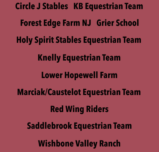 IEA Western Team Region 11 T-shirt Fundraiser shirt design - zoomed