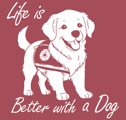 Service Dog for Elijah shirt design - zoomed
