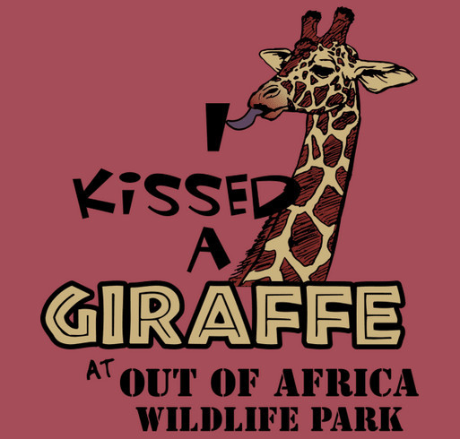 Giraffe Conservation T-Shirt Fundraiser shirt design - zoomed