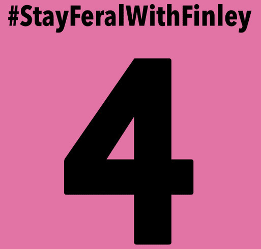 #StayFeralWithFinley shirt design - zoomed