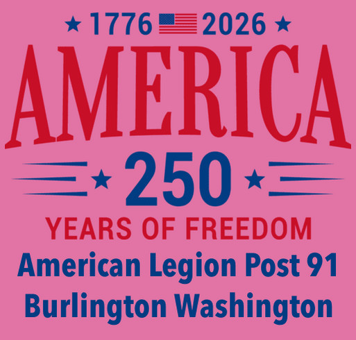 American Legion Post 91 Veterans Relief shirt design - zoomed