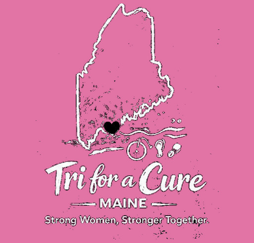Support Maine Cancer Foundation and Tri for a Cure with Anne shirt design - zoomed