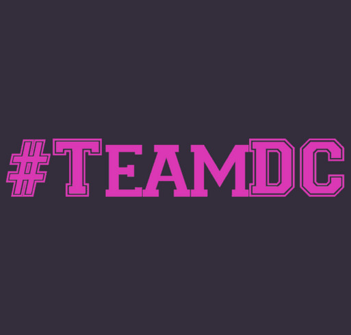 David Cook's Team for a Cure Shirt - Race for Hope 2018 shirt design - zoomed