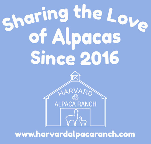Support 10 Years of Harvard Alpaca Ranch shirt design - zoomed