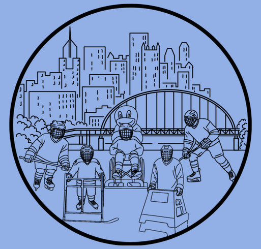 Pittsburgh Emperors Special Hockey Fundraiser shirt design - zoomed