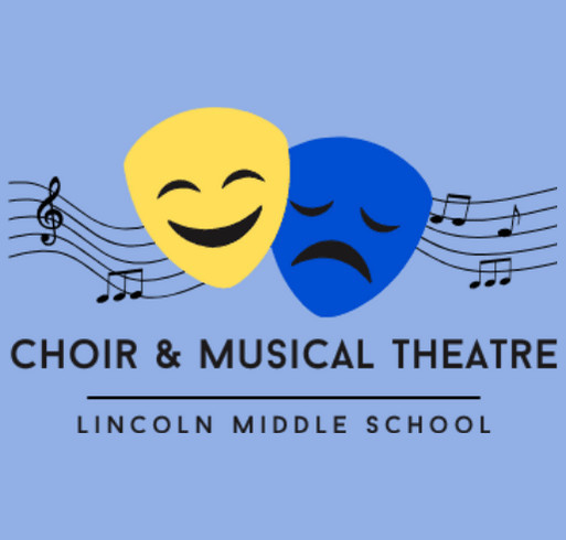 Lincoln Musical & Choir Fundraiser shirt design - zoomed