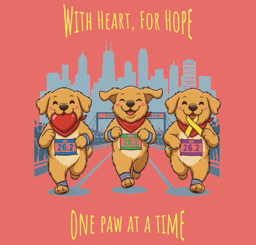 Chicago Marathon 2026 shirt design - zoomed