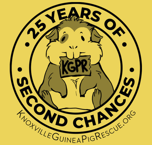 KGPR's 25th Anniversary fundraiser shirt design - zoomed