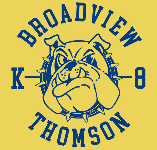 Broadview Thomson T-shirt Fundraiser shirt design - zoomed