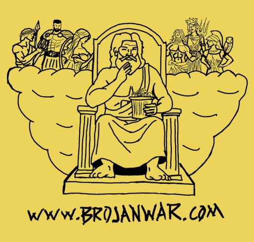 The Brojan War shirt design - zoomed