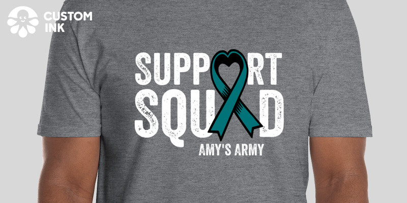 Amy's Army Custom Ink Fundraising