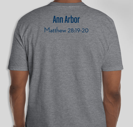 Ann Arbor Summer Outreach Fundraiser - unisex shirt design - back