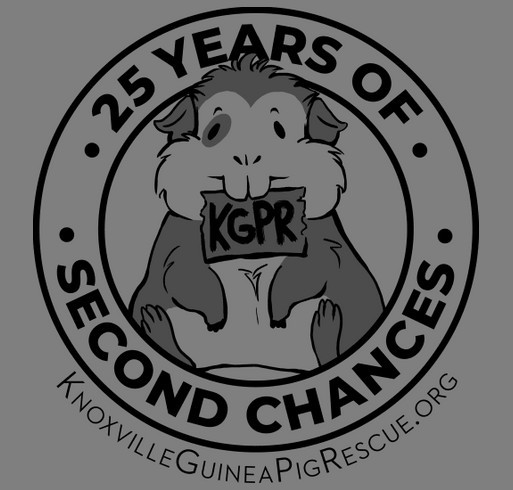 KGPR's 25th Anniversary fundraiser shirt design - zoomed