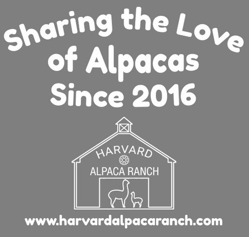 Support 10 Years of Harvard Alpaca Ranch shirt design - zoomed