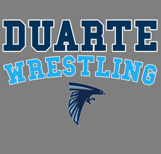 Duarte Wrestling shirt design - zoomed
