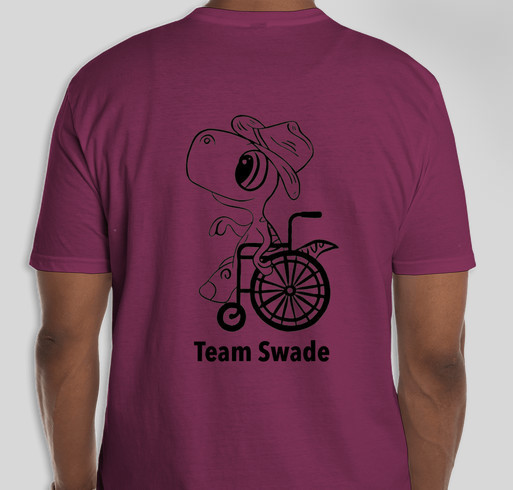 Wheels For Swade Fundraiser - unisex shirt design - back