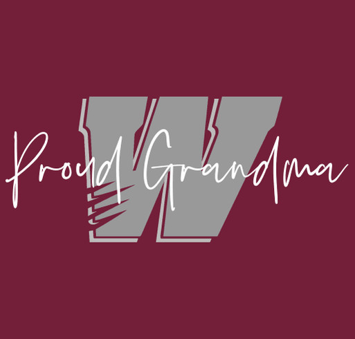 Proud Grandma shirt design - zoomed