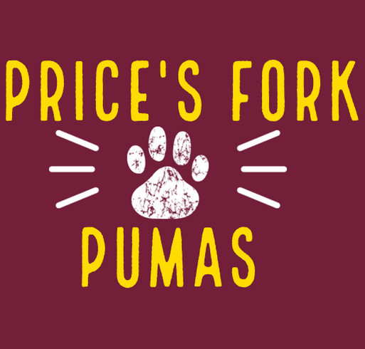 Price's Fork Elementary School Gear shirt design - zoomed