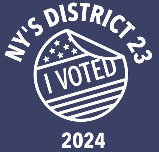 Carle For Congress Vote Blue NY shirt design - zoomed